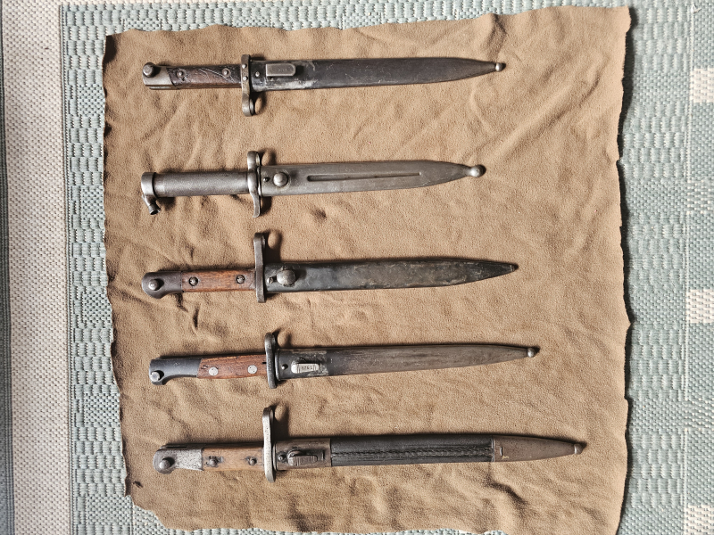 Bajonett, Bajonette, Konvolut, Seitengewehre, Mauser usw. – billede 3