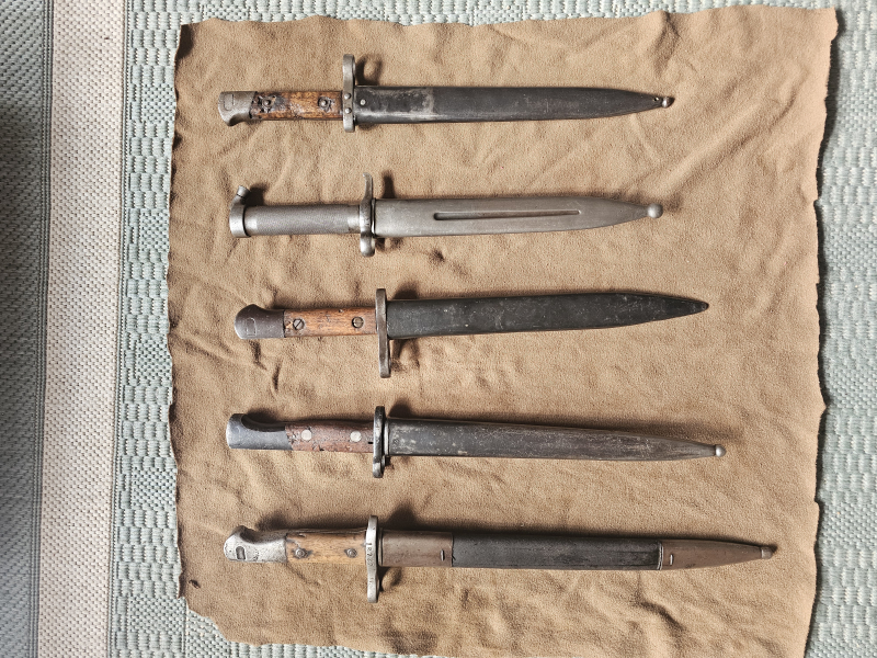 Bajonett, Bajonette, Konvolut, Seitengewehre, Mauser usw. – billede 2