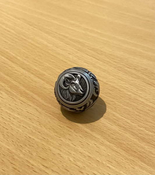 KAMMERGRIFFKUGEL Mufflonkopf - Boule de levier Mouflon – Bild 3