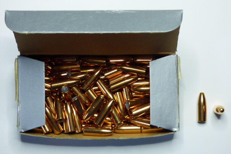 95 Stück Lapua Geschosse, .264 / 6,5 mm, 100 grain, Vollmantel, S341 – billede 2