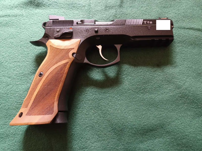 CZ75 SP-01 Shadow - 9mm Luger - 50th Anniversary Ed. + Holzgriffschalen - NEU! – Bild 2