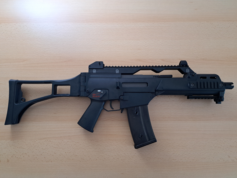 Wei-ETech WE999C GBB Mod. G39C G36C GasBlowBack Softair Airsoft 6mm GBBR - guter Zustand – attēls 2