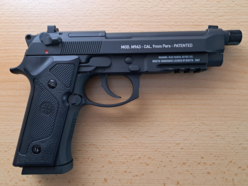 Beretta M9A3 FM CO2 GBB Blow Back - 4,5 mm Stahl-BB - 3 Magazine - ca. 4 Monate alt - Top Zustand – pilt 2