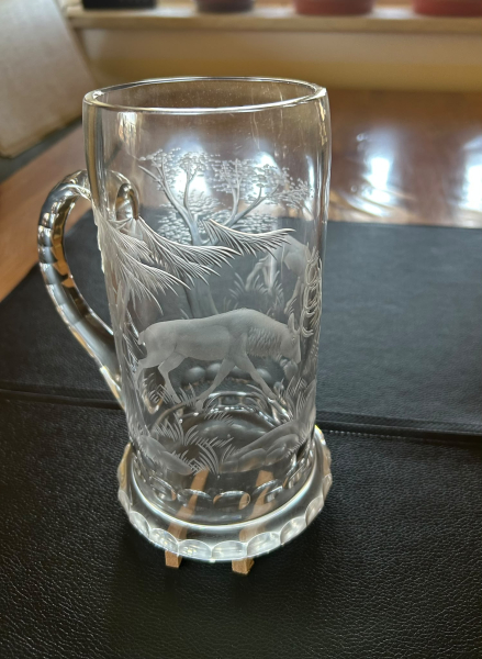 Bleikrisalkrug mit Hirschgravur – Bild 4