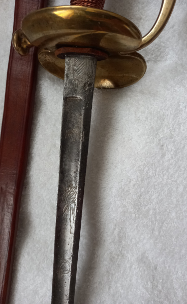 franz. Infantrie-Offiziersdegen Modell 1816 – afbeelding 5
