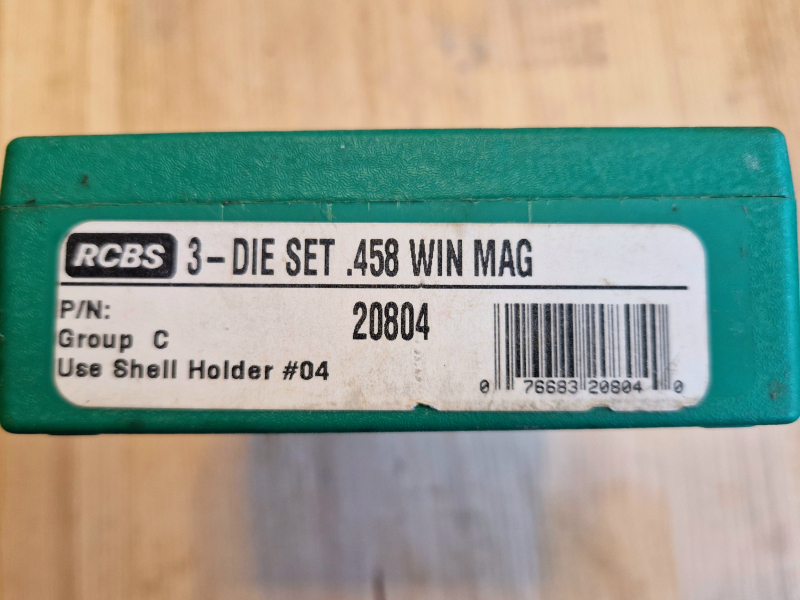 458 Win Mag RCBS Matrizensatz – Bild 2