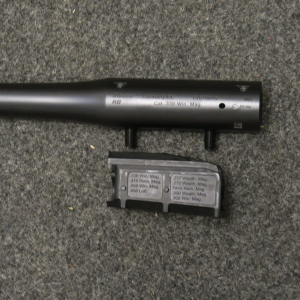 BLASER R8 338 WINMAG WINCHESTER MAGNUM WECHSELLAUF mit MAGAZIN und MÜNDUNGSGEWINDE in 65cm – Bild 2