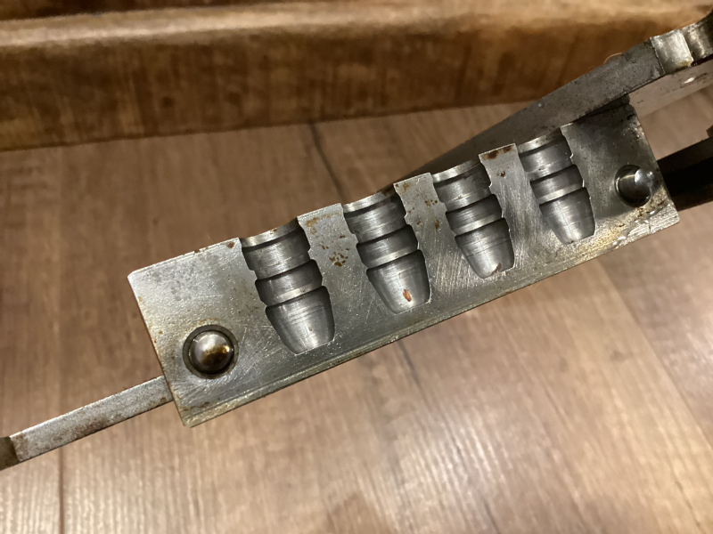 4 - fach GIEßZANGE / Kokille Dia.357 - 160gr. FLAT GC - CR von Klaus Wich mit Griffen – Bild 2