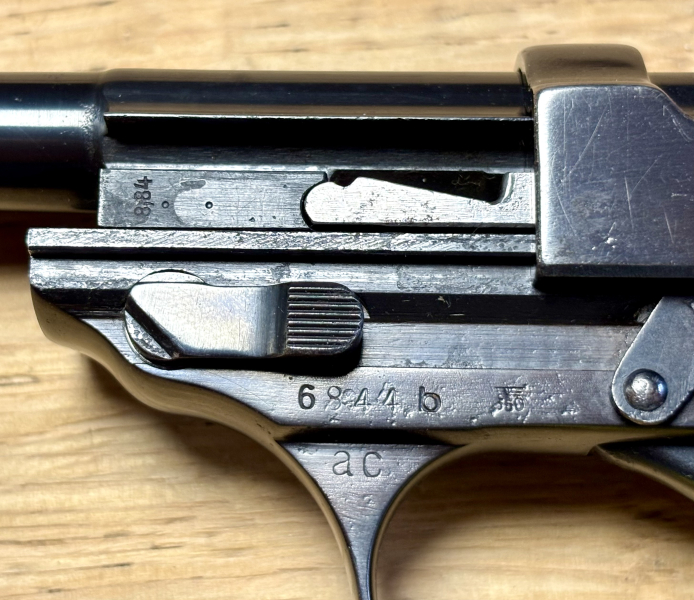 Pistole Walther P38 AC - waa Kennzeichnung WKII - 9mm - aus Sammlung – obrázek 5
