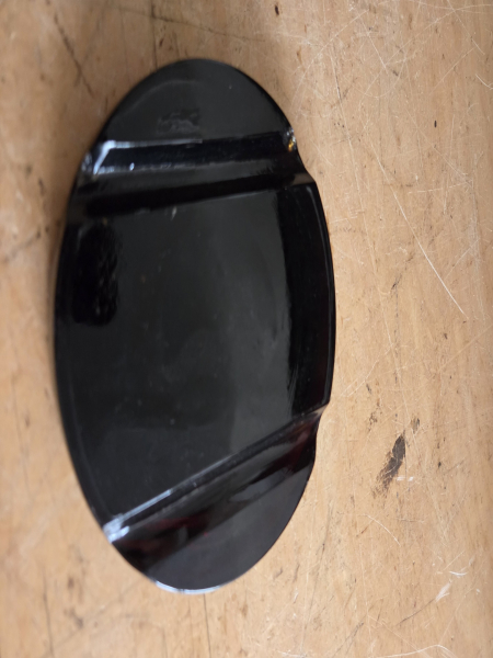 Glas Mine Deckel (Bombe Bodenfund Granate Zünder) – Bild 2