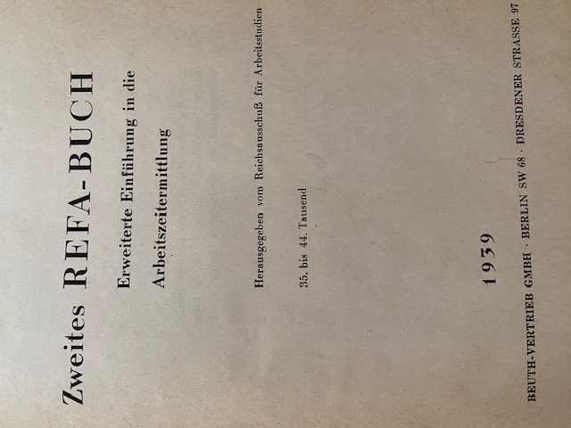 Dt.Reich Infantrie Industrie Arbeit Refa Technik 1939  No Bajonett – Bild 2