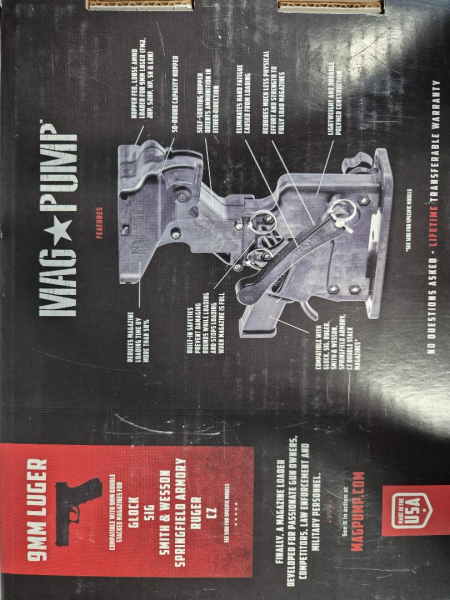 MAG PUMP Automatik Magazin Lader für 9 x 19 9mm Para – obrázek 3