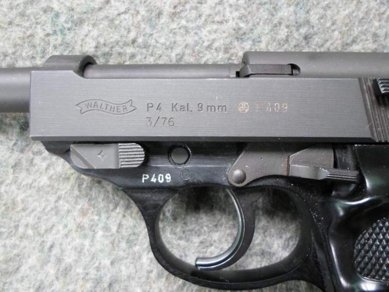 RARITÄT: Walther P 4, Herstellung SIG Sauer – Bild 4