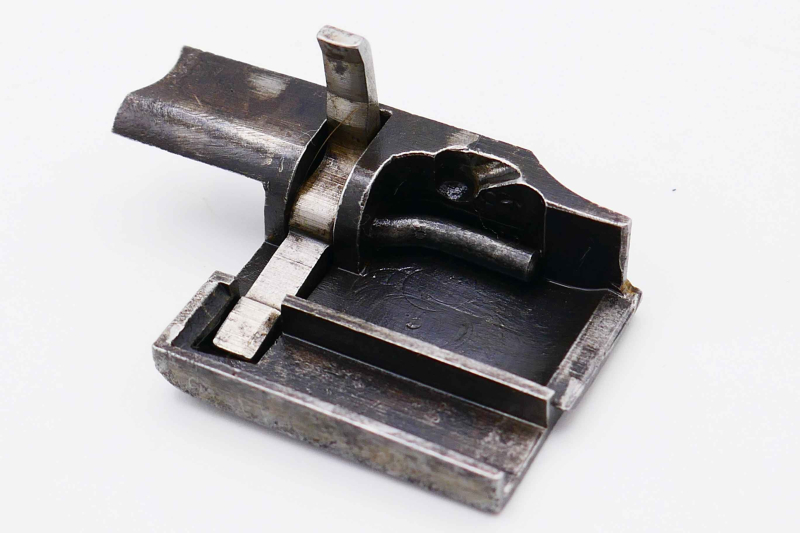 Original Seitenplatte / Abdeckplatte mit Hebel für Pistole 08 P.08 P08 Luger – Bild 2