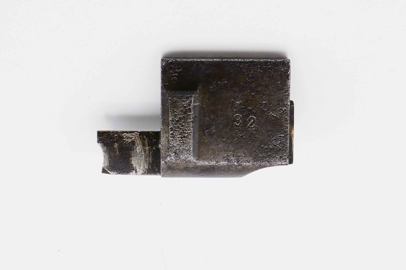 Original Seitenplatte / Abdeckplatte mit Hebel für Pistole 08 P.08 P08 Luger – Bild 1