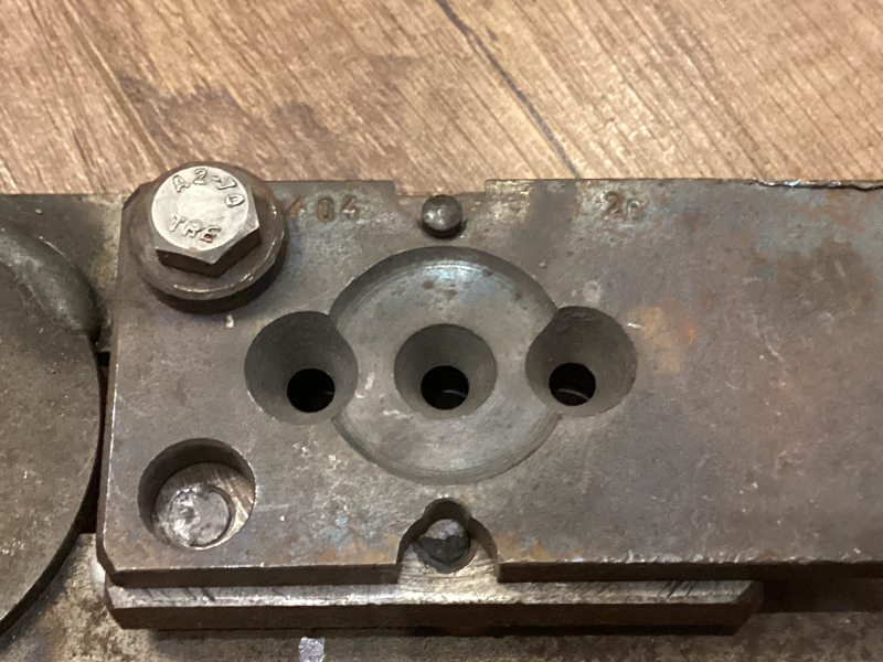 Gebrauchte 3 - fach GIEßZANGE / Kokille Dia.404 - 200gr. RN BB von Klaus Wich mit Griffen – Bild 2