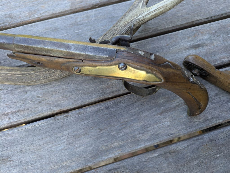 Wilderer Gewehr Waffe – Süddeutschland Nachlass Vorderlader Steinschloss Perkussion Original Berlin! – Bild 4