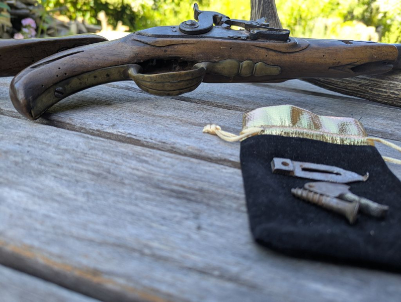 Wilderer Gewehr Waffe – Süddeutschland Nachlass Vorderlader Steinschloss Perkussion Original Berlin! – Bild 3