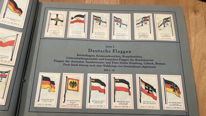 Historisches Zigaretten-Sammelalbum „Wer nennt die Länder…“ Massary Berlin um 1930 – [vollständi – stampa 2