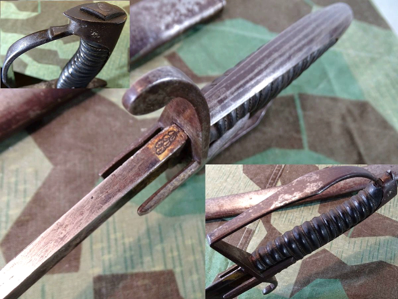 Historischer, Altpreussischer Husarensäbel, Solinger Klinge mit vergoldeter Gravur, M 1721? – Bild 5
