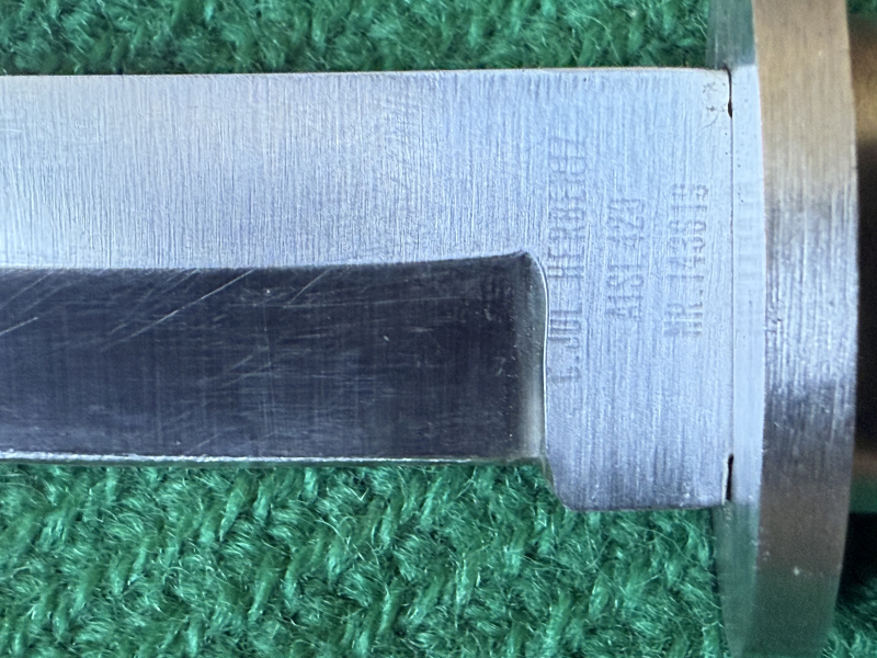 Herbertz Gürtelmesser Tantoklinge Dolch Tanto mit Edelstahlknauf und Gummigriff – Bild 4
