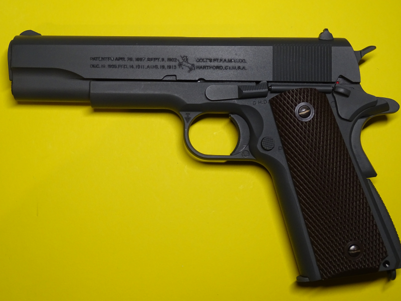 Colt 1911A1 US Army WK II in phosphatiert /grau Cyber Gun (VFC ?) – Bild 2