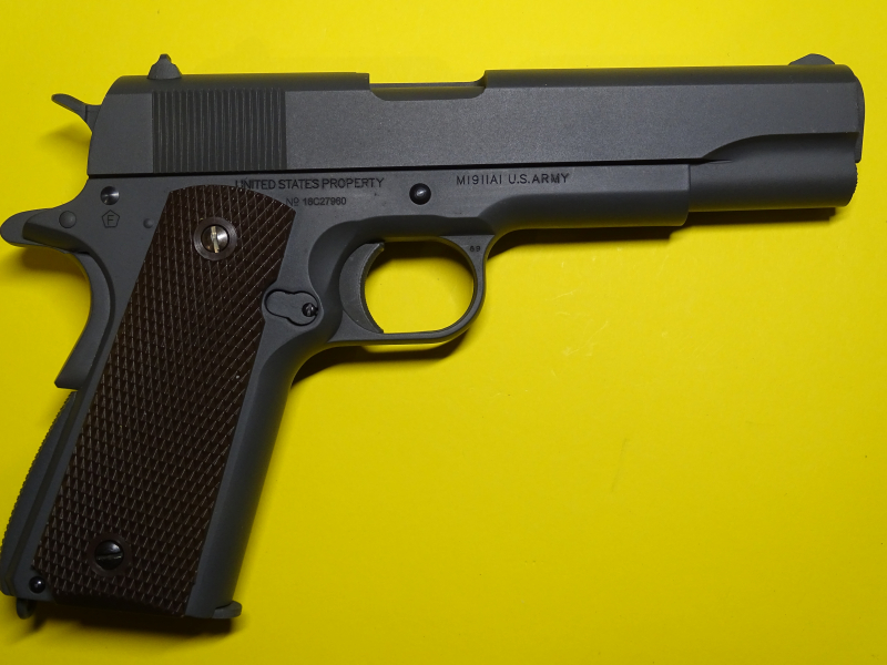 Colt 1911A1 US Army WK II in phosphatiert /grau Cyber Gun (VFC ?) – Bild 5