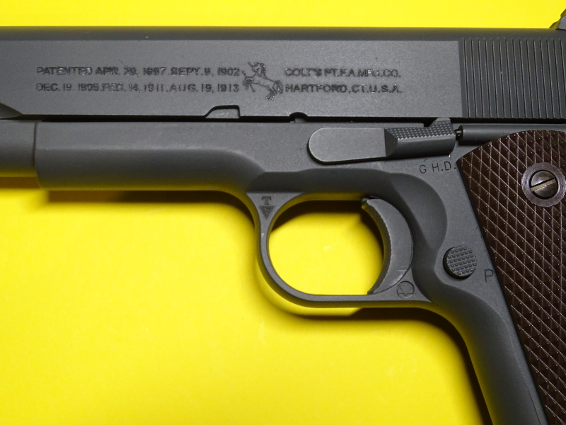 Colt 1911A1 US Army WK II in phosphatiert /grau Cyber Gun (VFC ?) – Bild 3