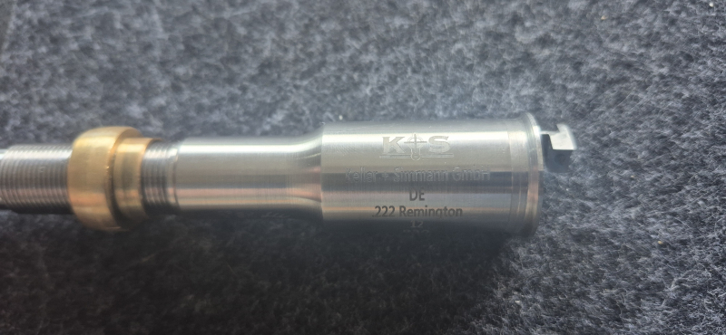 Einstecklauf Keller + Simmann in .222 REM für Kaliber 12 – Bild 2