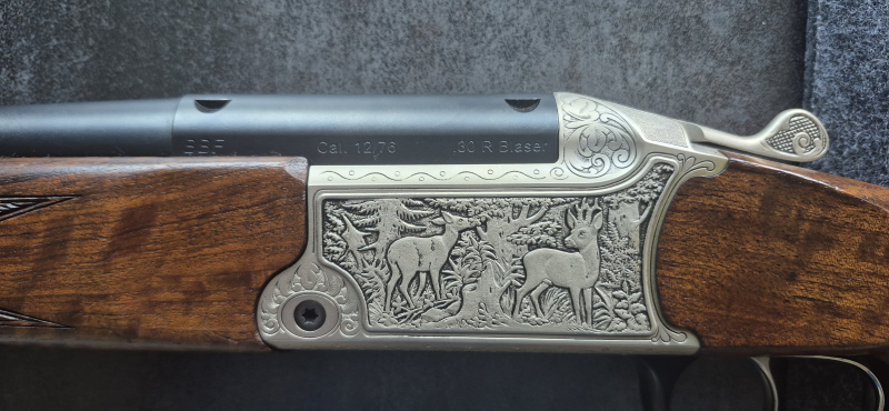 Blaser BBF 95 Luxus - .30 R Blaser; 12/76 + Krieghoff Einstecklauf .22WMR – Bild 2