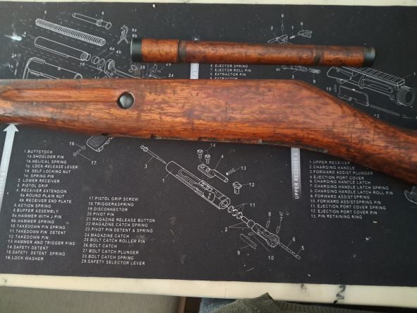 Schaft für Moisin Nagant Mod 44 – stampa 3