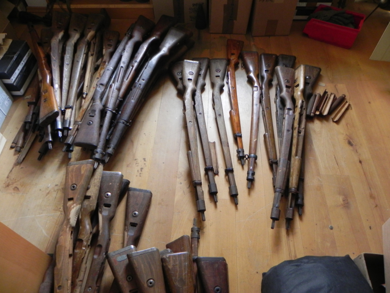 #1) WEHRMACHT K98k SCHAFT. Beschädigt – Bild 2