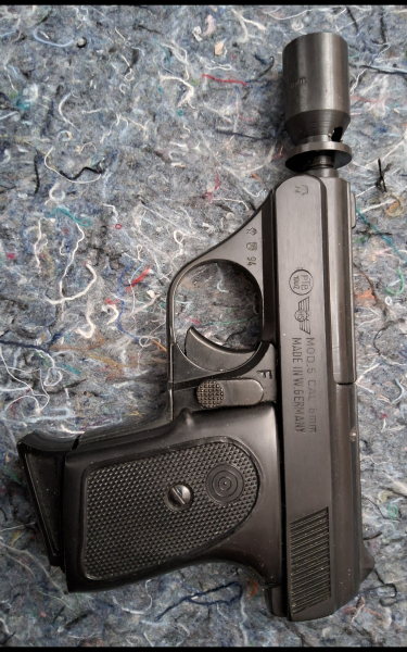 Pistole HS Mod.5 8mm Platz PTB 100/2 – zdjęcie 2