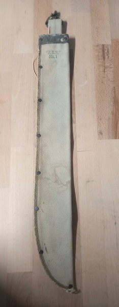 Orig., US USMC, US ARMY, Scheide für Machete "U.S.N." MK.1. TOP, US Army, WK2 – Bild 2