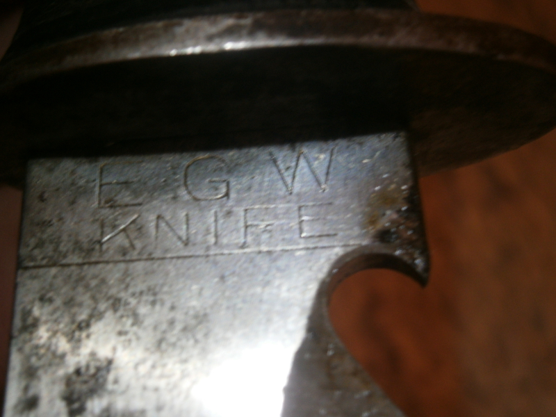 ORIGINAL US WW2 KAMPFMESSER EG WATERMAN – Bild 2