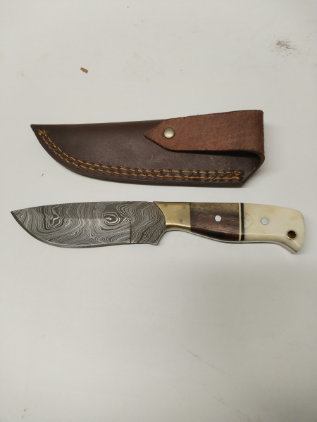Damastmesser mit Lederscheide – kuva 2