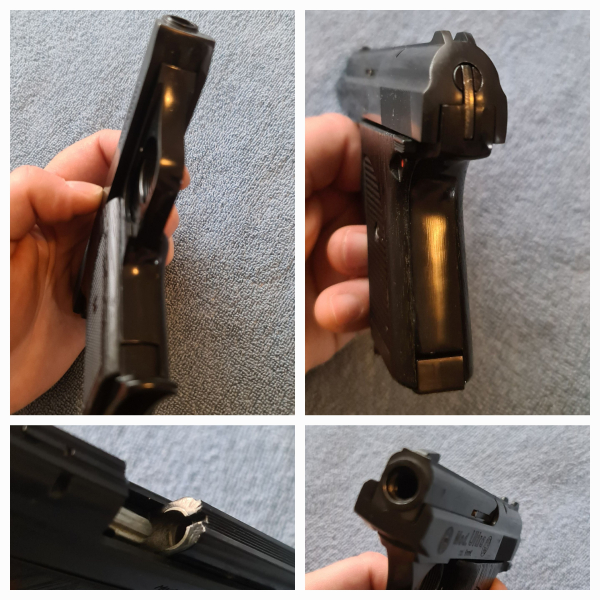 Geco , Mod. Ultra , Cal. 8mm PAK , PTB 386,sehr schöner Zustand – Bild 5