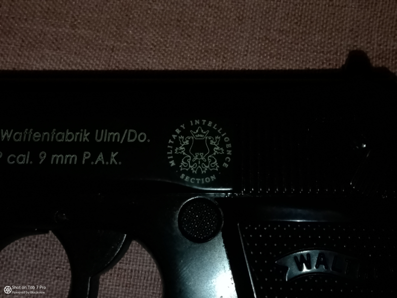 Walther PP cal.9mm PAK MIS Aufdruck – Bild 3
