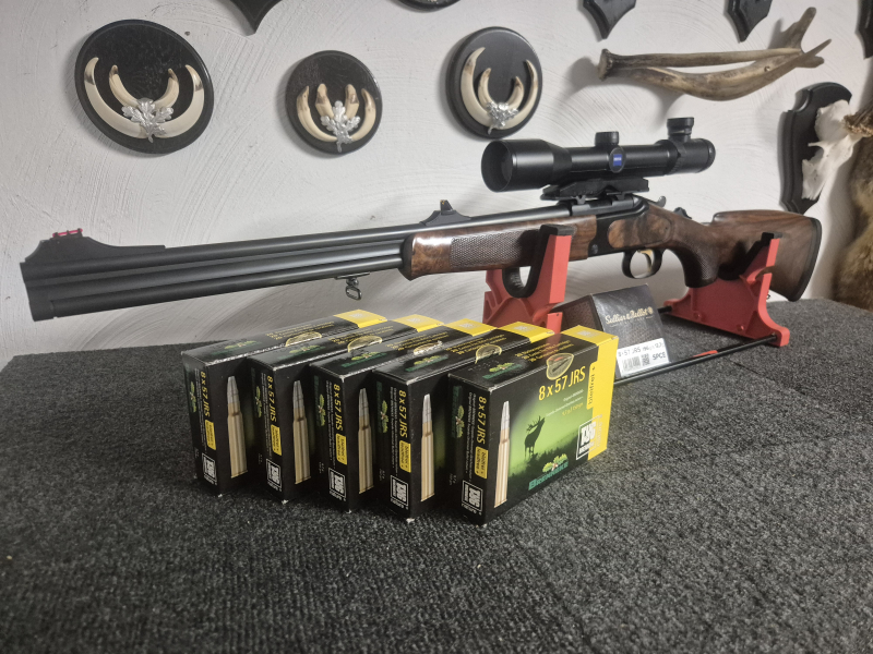 Exklusive Bockdppelbüchse Merkel 8x57 Irs inkl Zeiss Zielfernrohr und Munition – billede 2