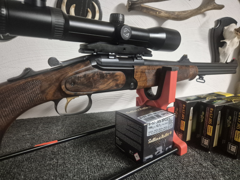 Exklusive Bockdppelbüchse Merkel 8x57 Irs inkl Zeiss Zielfernrohr und Munition – billede 4