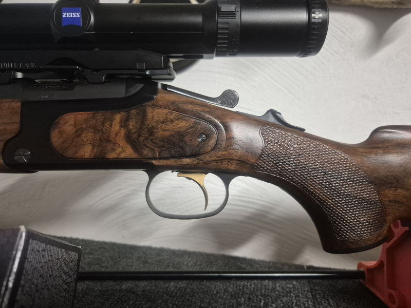 Exklusive Bockdppelbüchse Merkel 8x57 Irs inkl Zeiss Zielfernrohr und Munition – billede 3