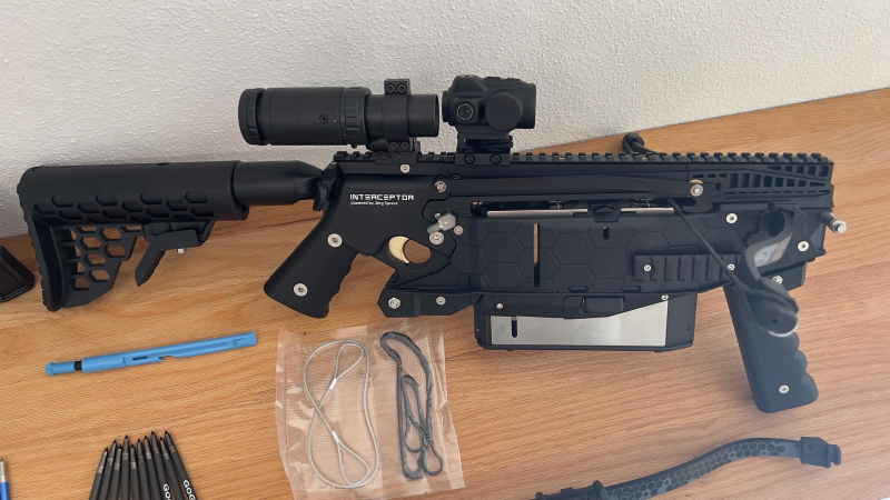 Mey Interceptor Armbrust – 2 Magazine, Feyachi-Optik, 60 Bolzen, Ersatzsehne – nur 3 Schüsse – Bild 3