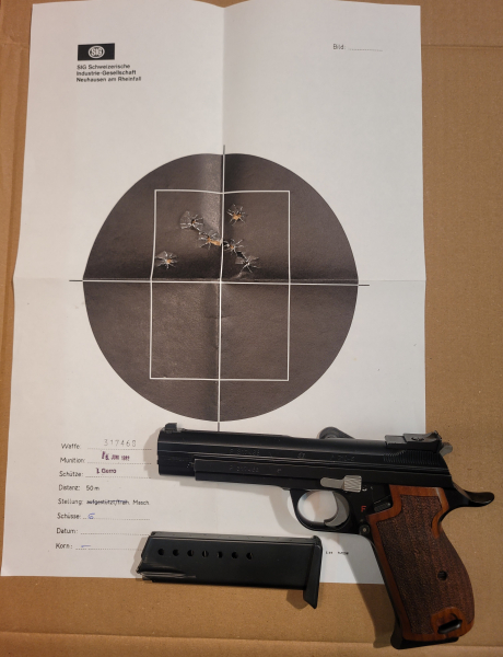 Original SIG 210-6 im Bestzustand aus Fertigung Hämmerli Tiengen – Bild 2