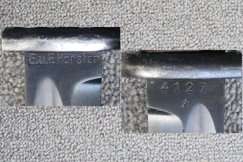 Bajonett Seitengewehr SG 84/98 für Karabiner 98k K98 Wehrmacht E.u.F. Hörster 1938 WaA K43 – zdjęcie 4