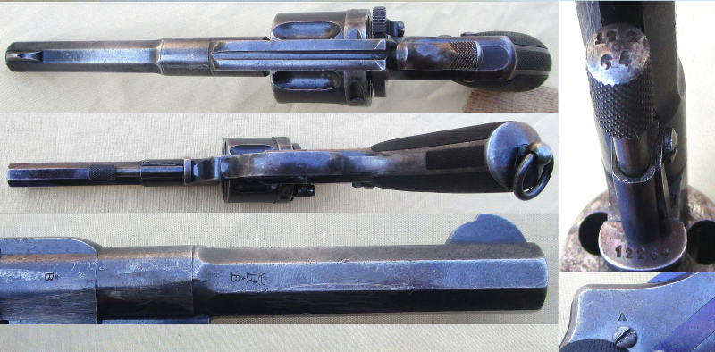 Nagant Revolver M1893 Norwegische Marine m/93 nummerngleich Kal.7,5mm – Bild 5