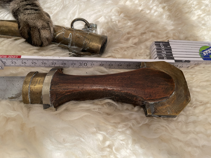 Prunkdolch Silber Messing – immagine 6
