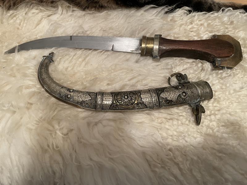 Prunkdolch Silber Messing – immagine 3