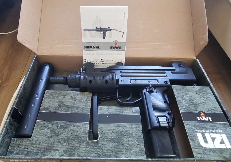 WI Mini UZI - 4,5 mm Stahl BB Co2 Blowback (P18) – Bild 2