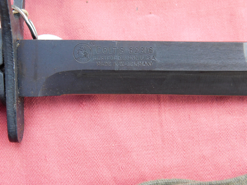 Bajonett mit Scheide, original US M8 AI für M 16 von Eickhorn Germany, neuwertig! – Bild 2