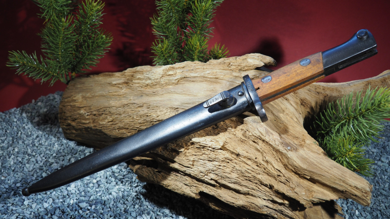 Sammlerstück ! Bajonett Zastava "Preduceze" M48 für K98k Serbien, Nummerngleich ! TOP ! – Bild 3